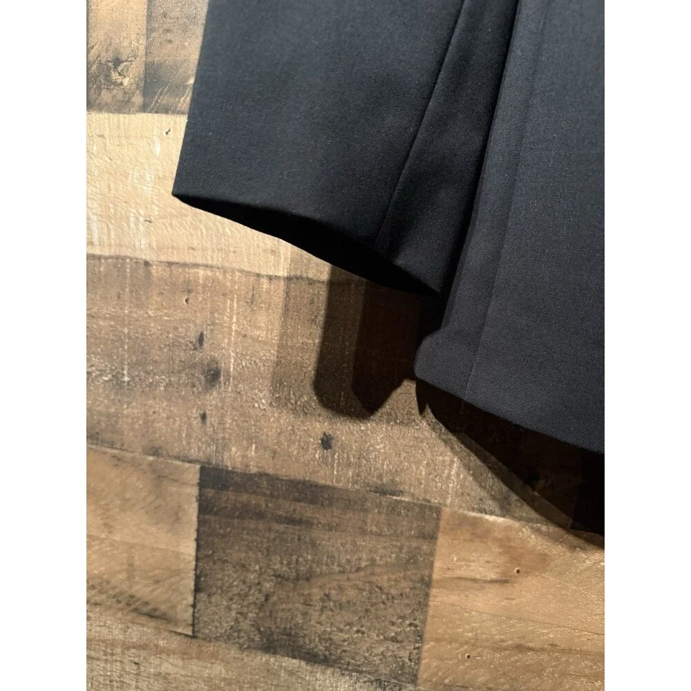 🔥 NEW Mens Tommy Hilfiger Blazer Sports Coat Wool Black 44 R Ships Fast!!!!